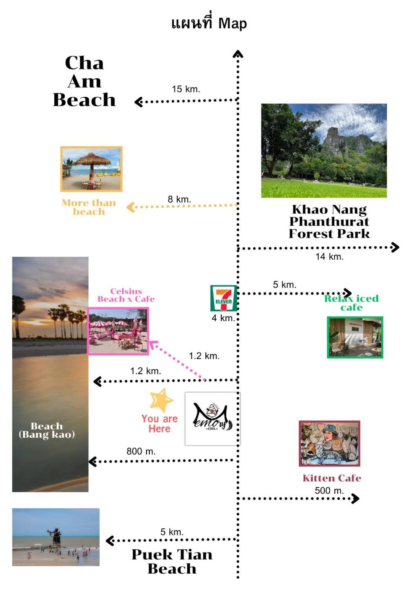บ้านพักตากอากาศขนาดเล็ก ห่างชายหาดบางเก่า 800 เมตร #Cottage Ban Bo Yai Buitenkant foto
